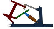 Ansicht von vorn welche den Mechanismus mit der dmgId 3101025 in Position P16 zeigt