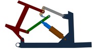Ansicht von vorn welche den Mechanismus mit der dmgId 3101025 in Position P13 zeigt