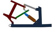 Ansicht von vorn welche den Mechanismus mit der dmgId 3101025 in Position P17 zeigt