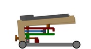 Ansicht von rechts welche den Mechanismus mit der dmgId 3106025 in Position P10 zeigt