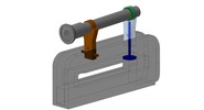 ISO-Ansicht welche den Mechanismus mit der dmgId 3109025 in Position P06 zeigt