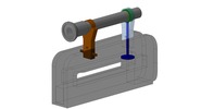 ISO-Ansicht welche den Mechanismus mit der dmgId 3109025 in Position P03 zeigt