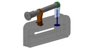 ISO-Ansicht welche den Mechanismus mit der dmgId 3109025 in Position P10 zeigt