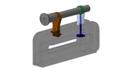 ISO-Ansicht welche den Mechanismus mit der dmgId 3109025 in Position P02 zeigt