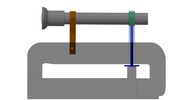 Ansicht von rechts welche den Mechanismus mit der dmgId 3109025 in Position P03 zeigt