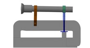 Ansicht von rechts welche den Mechanismus mit der dmgId 3109025 in Position P02 zeigt