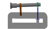 Ansicht von rechts welche den Mechanismus mit der dmgId 3109025 in Position P07 zeigt