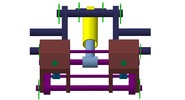 Detailed view number 2 showing a mechanism named device for lifting snow blade in position P00