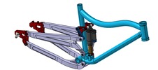 WRL-file for the model "mountain bike frame"