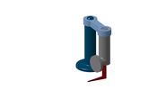 ISO-Ansicht welche den Mechanismus mit der dmgId 3127025 in Position P02 zeigt
