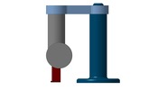 Ansicht von vorn welche den Mechanismus mit der dmgId 3127025 in Position P05 zeigt