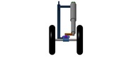 Ansicht von vorn welche den Mechanismus mit der dmgId 3129025 in Position P06 zeigt