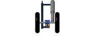 Ansicht von vorn welche den Mechanismus mit der dmgId 3129025 in Position P00 zeigt
