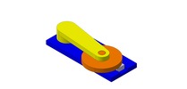 WRL-file for the model "slide mechanism and crank Stanne"