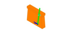 WRL-file for the model "crank slide mechanism and, controlled by link"