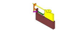 WRL-file for the model "crank and slider mechanism"