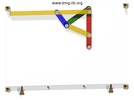 Video showing a mechanism named Garage door, slide rail free
