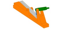 WRL-file for the model "four-bar mechanism of a hand lever shear"