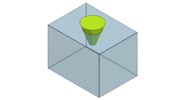 WRL-file for the model "A kinematic rotation torque, taper pin"