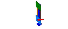WRL-file for the model "double parallel-crank mechanism"
