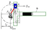 Cross slider crank mechanism