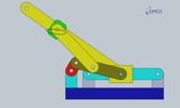 Six bar linkage. Slider crank kinematic chain connected in parallel with a slider crank -2 (Variant 10)_SolidWorks