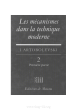 Les mécanismes dans la technique moderne - Tome 2 Partie 1 - Mécanisme à leviers