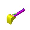 3DXML-file for the model "excavator arm linkage"