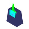 3DXML-file for the model "slide mechanism, with three elements of the gripper of a camera"