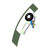 3DXML-file for the model "sliding mechanism and levers retractable landing gear"