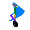 3DXML-file for the model "mechanisms with wings and control levers of landing gear"