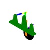 3DXML-file for the model "sliding mechanism and levers retractable landing gear"