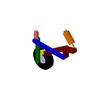 3DXML-file for the model "A sliding mechanism and levers retractable landing gear"