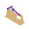 3DXML-file for the model "slide mechanism and crank Assistant slides"