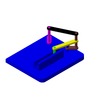 3DXML-file for the model "antiparallèlogramme mechanism associated with rod and slide"