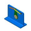 3DXML-file for the model "slide mechanism and rocker with eccentric"