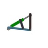 3DXML-file for the model "mechanism with 6 elements with elliptical handle variable length"