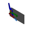 3DXML-file for the model "tilt adjustment system with morphological recliner"