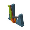 3DXML-file for the model "slide mechanism of the claw of a camera"