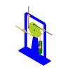 3DXML-file for the model "sliding mechanism and levers oscillating cylinder with valve plate"