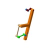 3DXML-file for the model "sliding mechanism and levers of the rower toy"