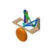 3DXML-file for the model "landing gear system"