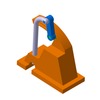3DXML-file for the model "slide mechanism and rocker with circular slide"