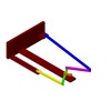 3DXML-file for the model "multiple-bar dwell mechanism"