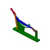 3DXML-file for the model "multiple-bar dwell mechanism"