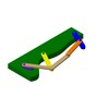 3DXML-file for the model "chebyshev multiple-bar long-dwell mechanism"
