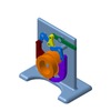3DXML-file for the model "multiple-bar mechanism of a double block brake"