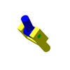3DXML-file for the model "kinematic torque rotary motion, with a fixed intermediate shaft"