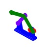 3DXML-file for the model "Chebyshev four-bar approximate circle-tracing mechanism"