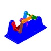 3DXML-file for the model "Zhukovsky reversing circle-tracing mechanism"